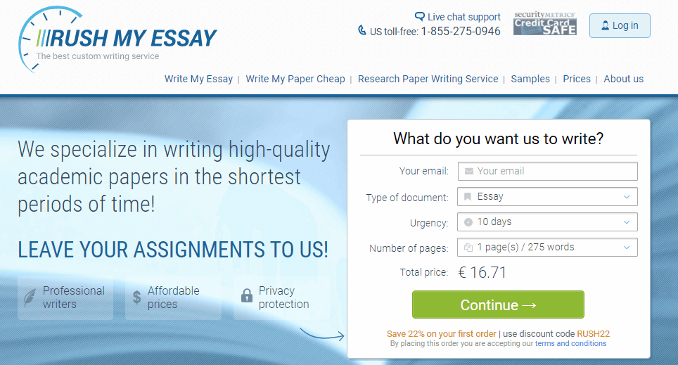 Best essay writing service